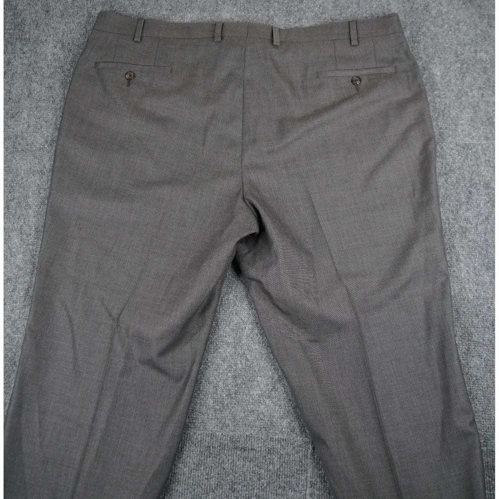 Lauren Ralph Lauren Dress Pants Mens 42x32‎ Gray Flat Front Classic Trousers
